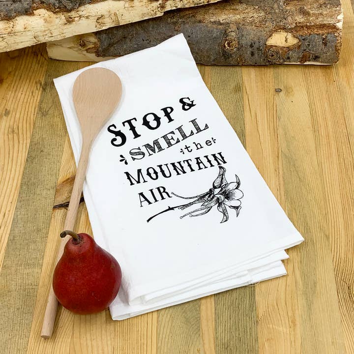 Mountain Air Tea Towel for wholesale by Ohana
