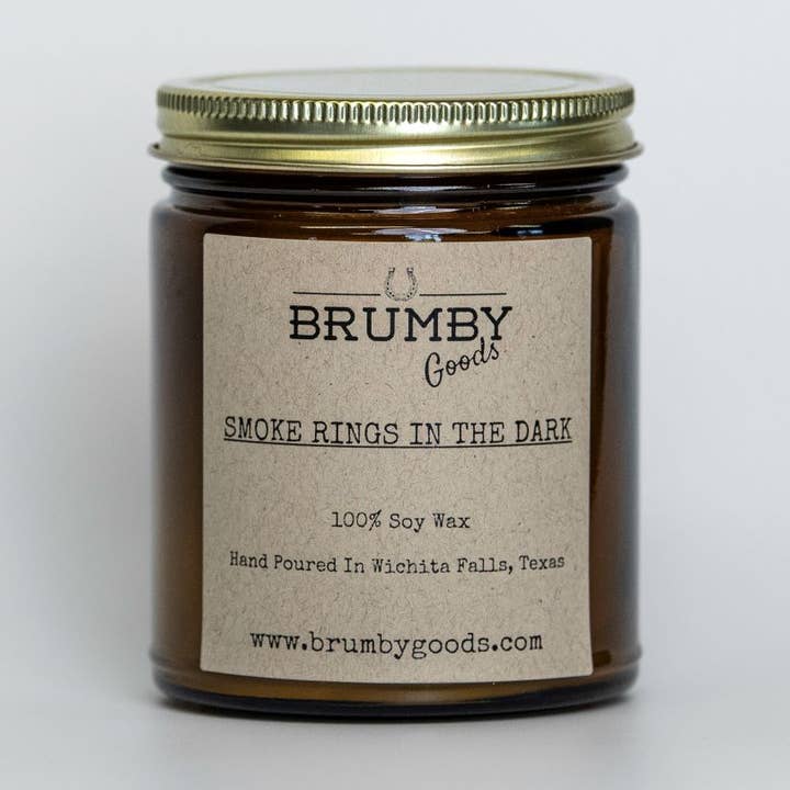 Smoke Rings In The Dark Soy Wax Candles & Wax Melts for wholesale by Brumby Goods