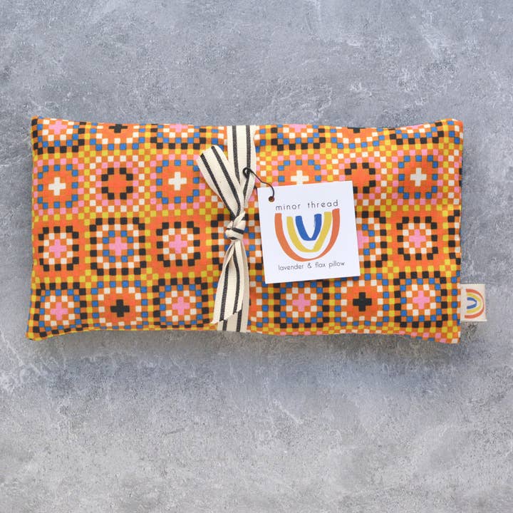 Almohadilla para Ojos Sobredimensionada en Algodón de Cuadrados de la Abuela para venta al por mayor de Minor Thread