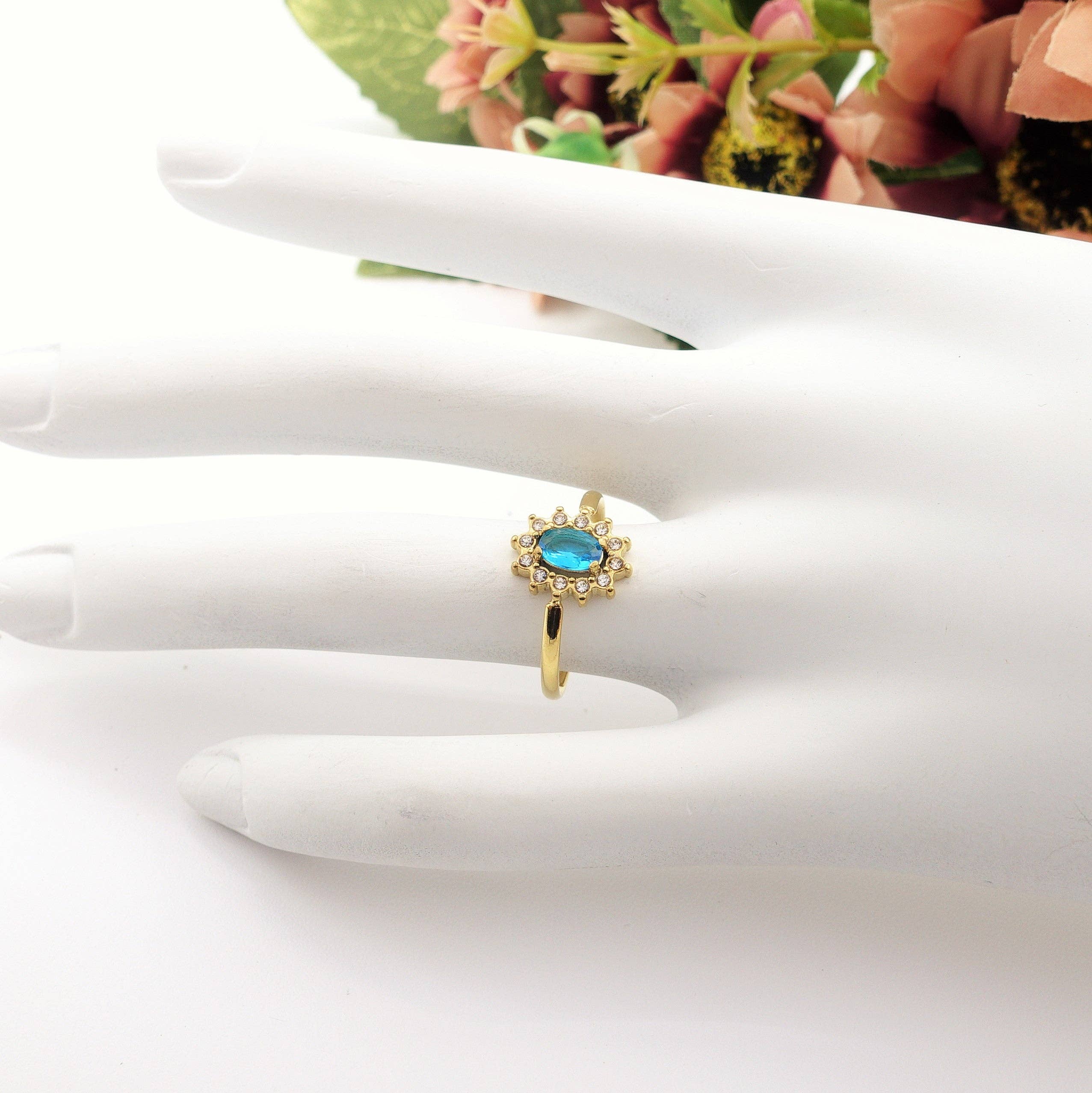 Daemon srls - Wholesale Multi-Stone Ring - KATE ~ Anello in ACCIAIO INOSSIDABILE  con Cubic ZIRCONIA5