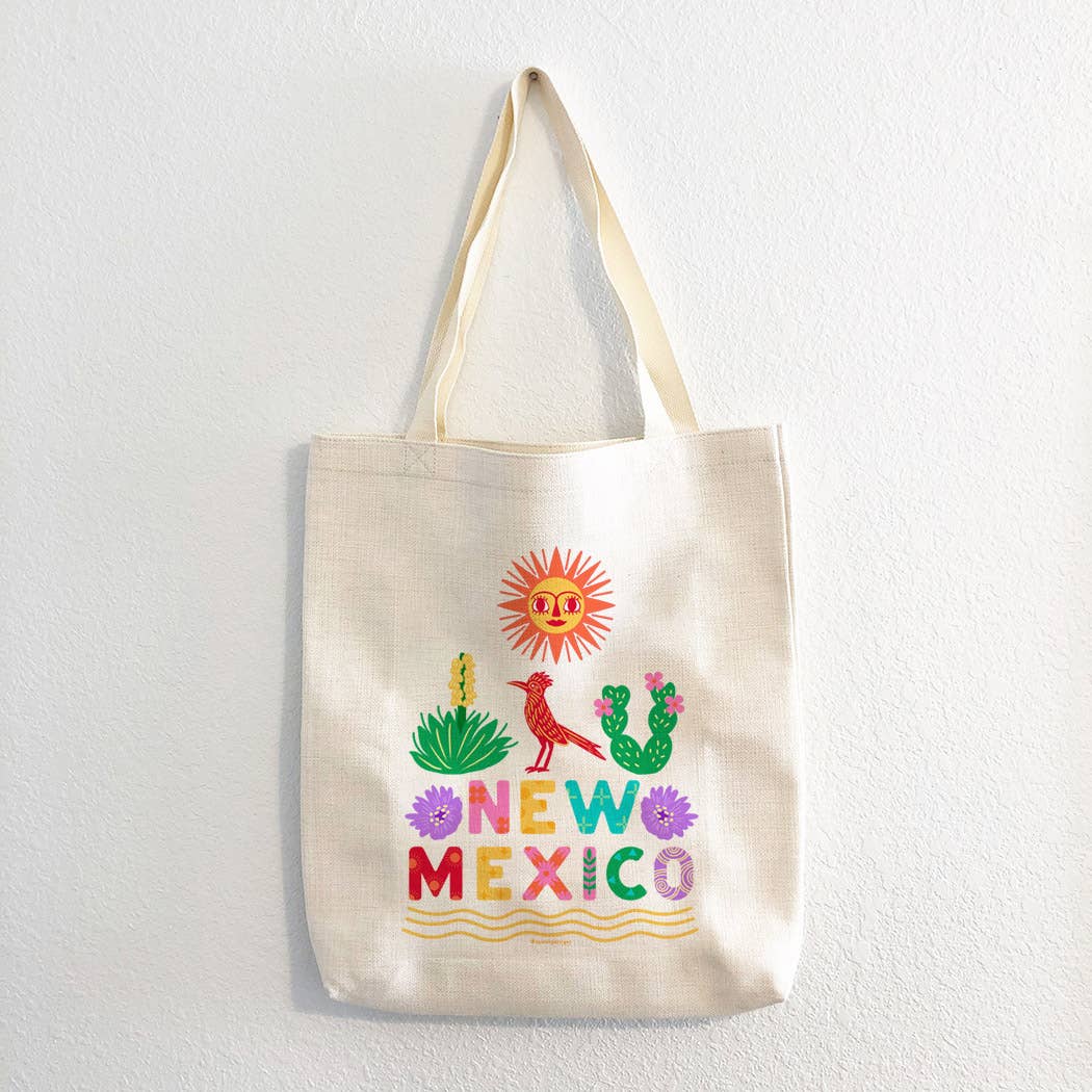 Squidly Designs - Wholesale Tote Bag - Unisex - Tote Bag - New Mexico (Double-sided)1