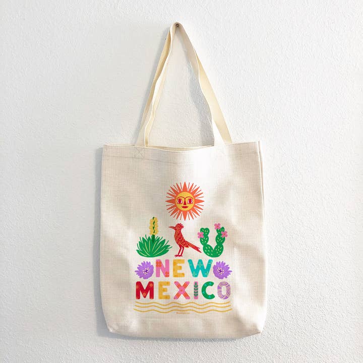 Squidly Designs - Wholesale Tote Bag - Unisex - Tote Bag - New Mexico (Double-sided)1