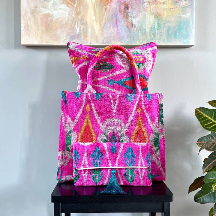 Mila∞Miro by Emelie - Wholesale Tote Bag - Women's - Ikat Tote Bag Amalfi10