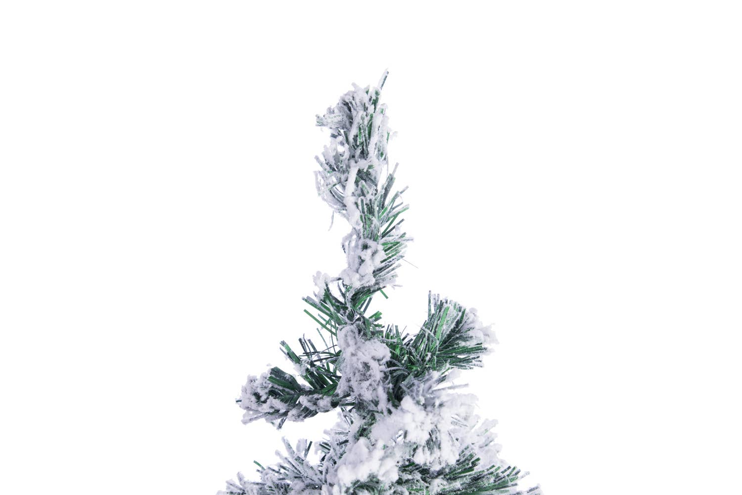 Green 2' Snow Flocked Tabletop Christmas Tree for wholesale on Faire4