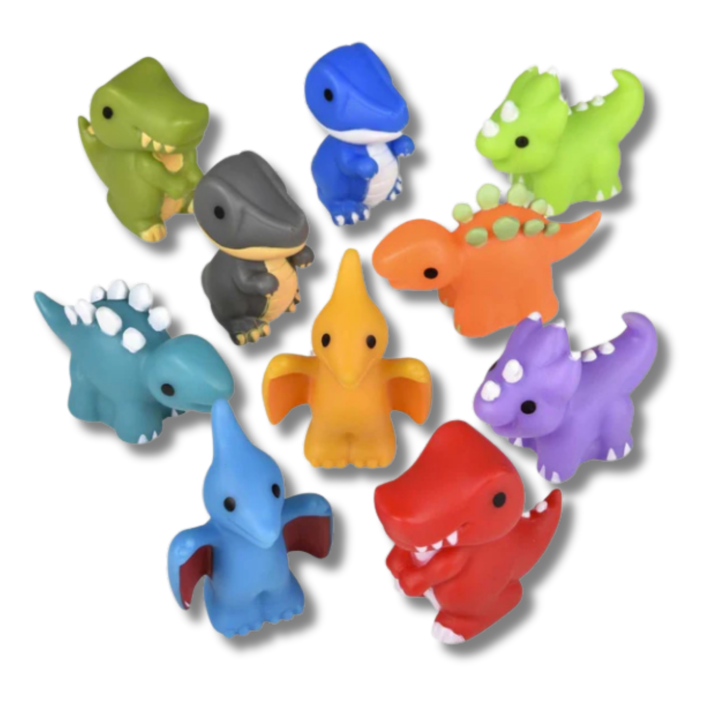 Pagdee Kids Juniors - Wholesale Figurine Toy - Kids - Holiday Décor Mini Rubber Dinosaur Assortment For Kids0