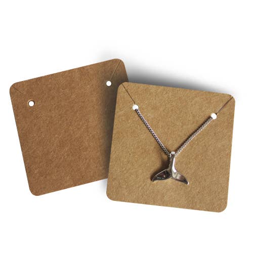 Zakka - Wholesale Jewelry Stand & Display - 200pcs Matte Paper Earring Necklace Pendant Card Display2