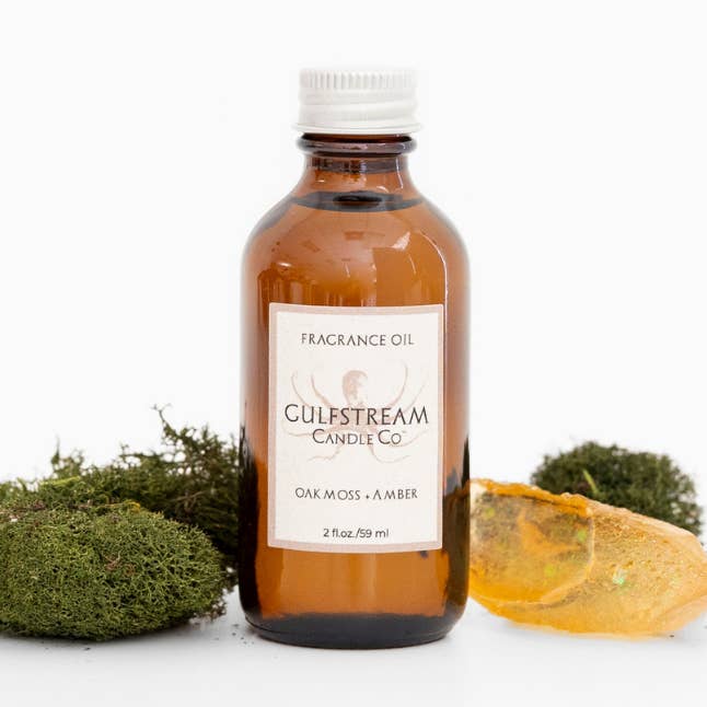 Oakmoss + Amber Fragrance Oil for wholesale by Gulfstream Candle Company
