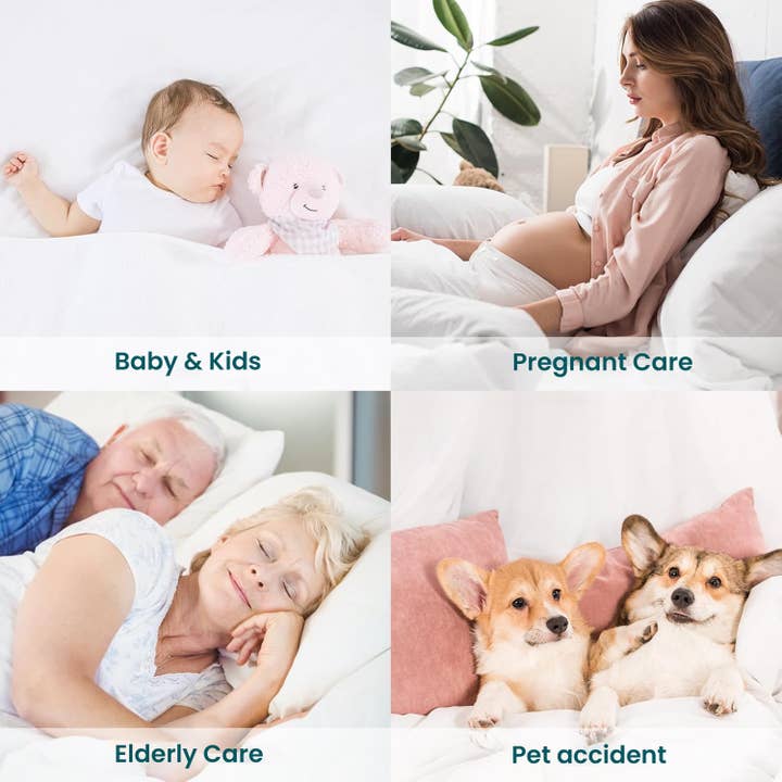 Hvid 100% vandtæt madrasbeskytter - passer op til 18" lomme for engroshandel på Faire8