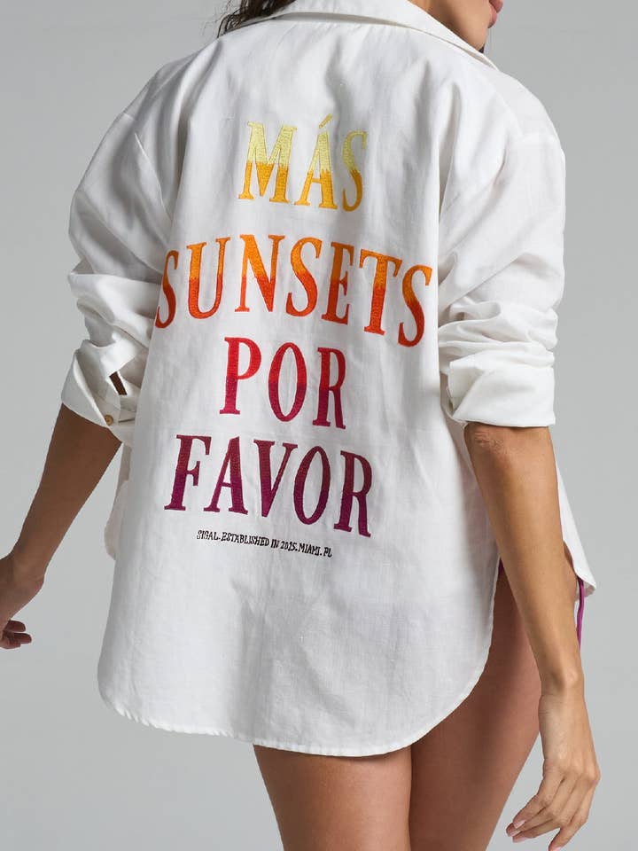 Mas Sunsets Por Favor Shirt for wholesale by SIGAL