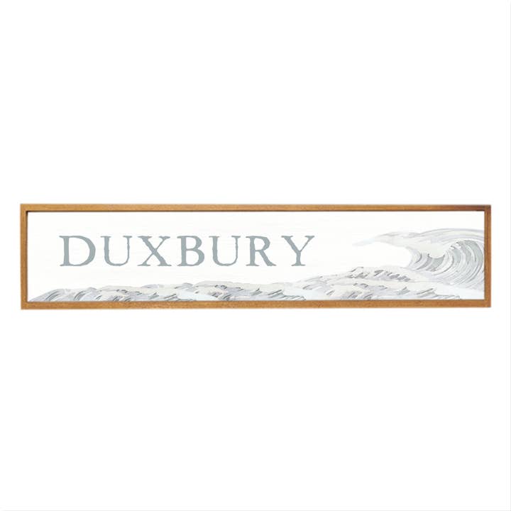 Placa Personalizada em Madeira de Celeiro com Moldura de Onda por atacado de Rustic Marlin