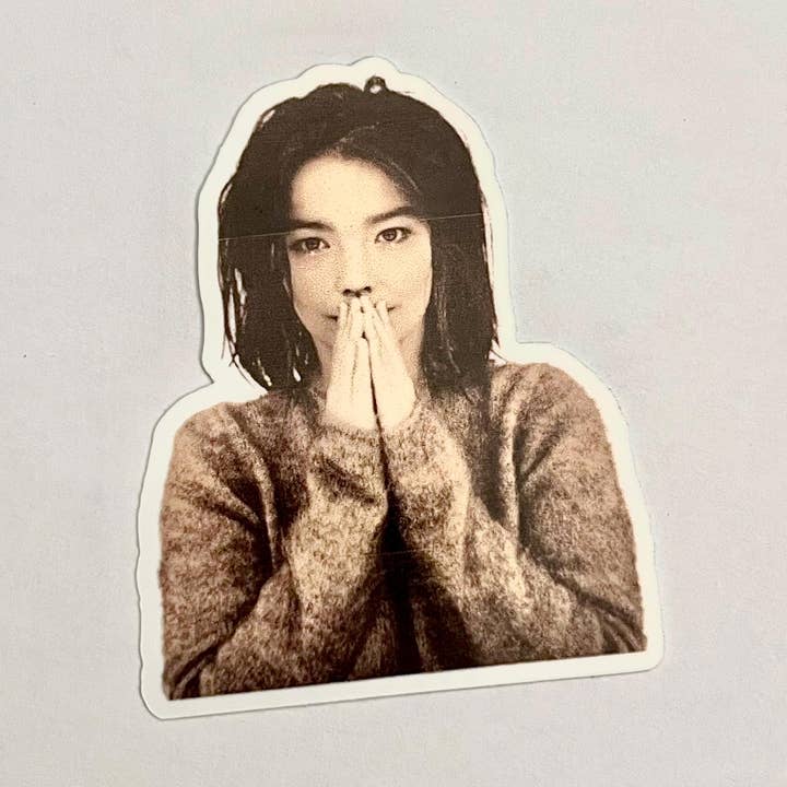 Björk Debut Waterproof Kiss-Cut Sticker for wholesale by Literary by Ava