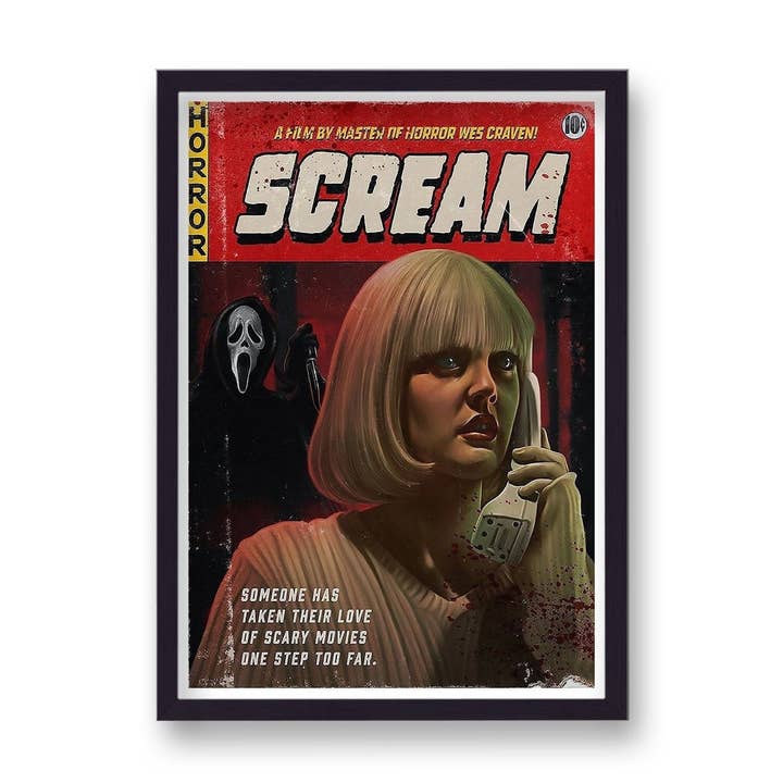Película reinventada con portada de Pulp Book de Scream V3 para venta al por mayor de Gallery Print and Art