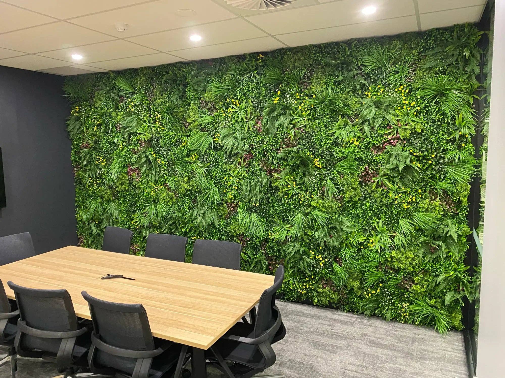 Designer Plants - Wholesale Artificial Plant - Luxury Country Fern Artificial Vertical Garden 40" x 40" 11SQ FT Commercial Grade UV Resistant14