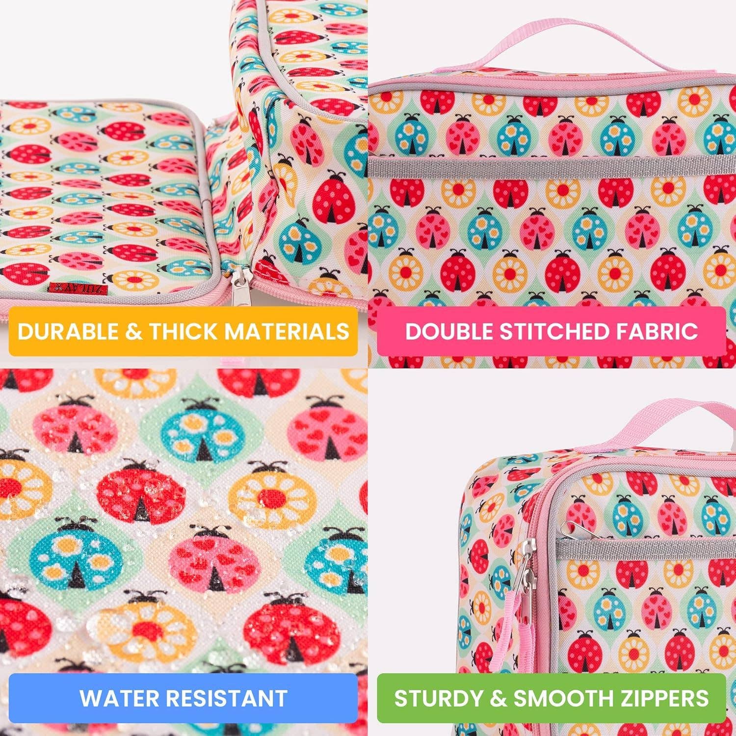 Zulay Kitchen - Wholesale Lunch Bag/Box - Kids - Insulated Lunch Bag With Spacious Compartment12