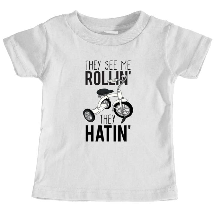 Sie sehen mich Rollin' Ther Hass' T-Shirt für den Großhandel von Mini FLEX KIDS