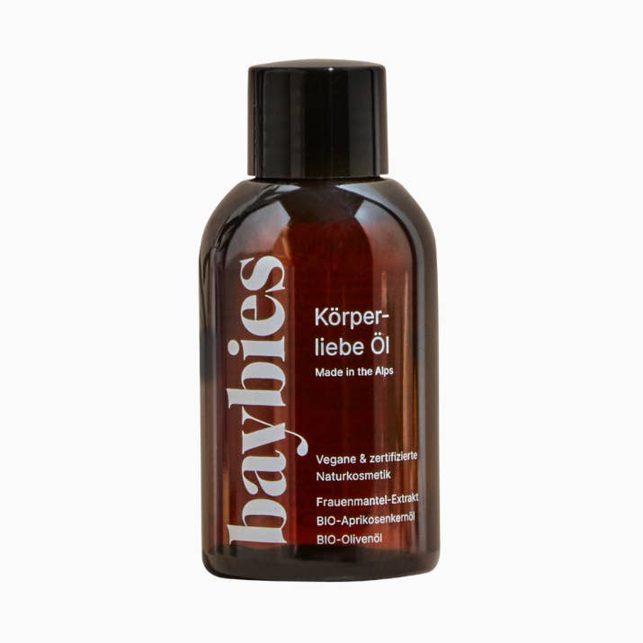 Schwangerschafts Öl 100ml - zertifiziert, nachhaltig, vegan für den Großhandel von baybies