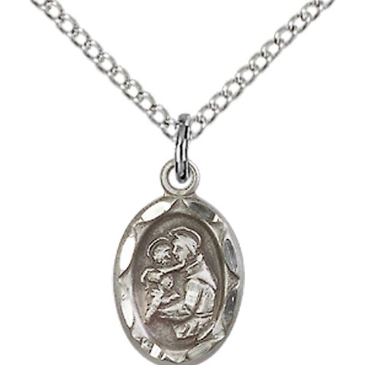 NYMAN JEWELERS - Wholesale Pendant/Charm Necklace - Sterling Silver St. Anthony Pendant