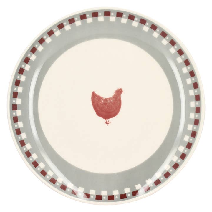 Novastyl - Wholesale Dinner Plate - Assiette plate gallina 26cm in stoneware