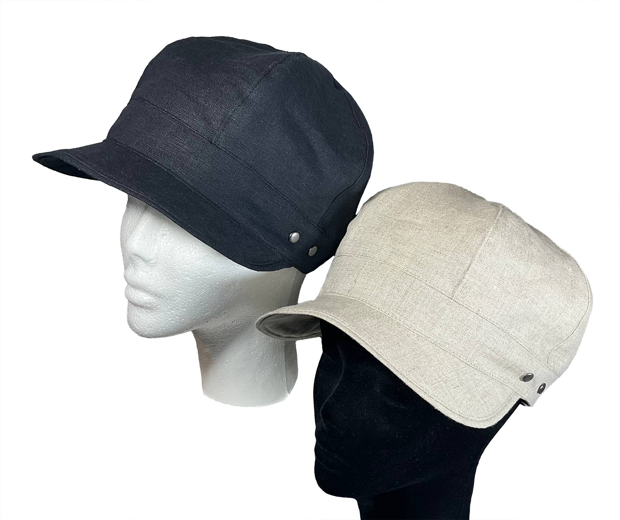 DCP Designs - Wholesale Newsboy/Schoolboy Hat - Women's - Linen Summer Cap, Newsboy style tie, Code HDC-L:5