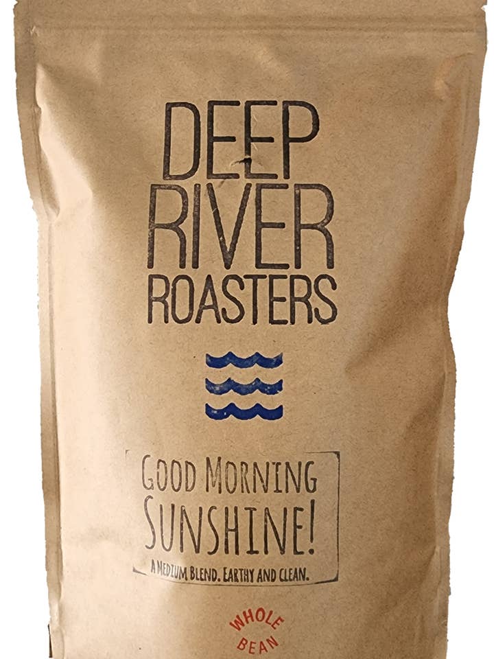 Good Morning Sunshine 12 ounce Whole Bean for wholesale by Deep River Roasters LLC