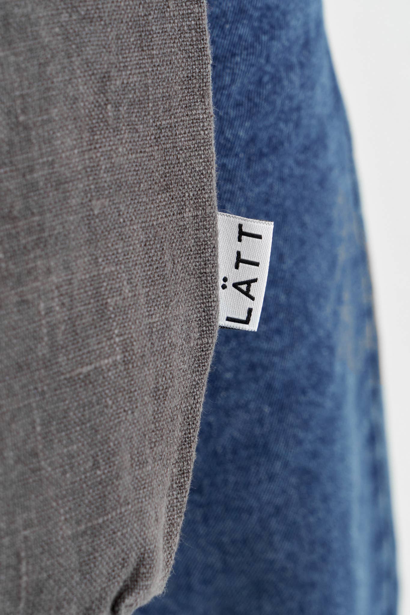 LATT - Wholesale Tote Bag - Unisex - Natural linen tote bag with pocket, large linen beach bag2