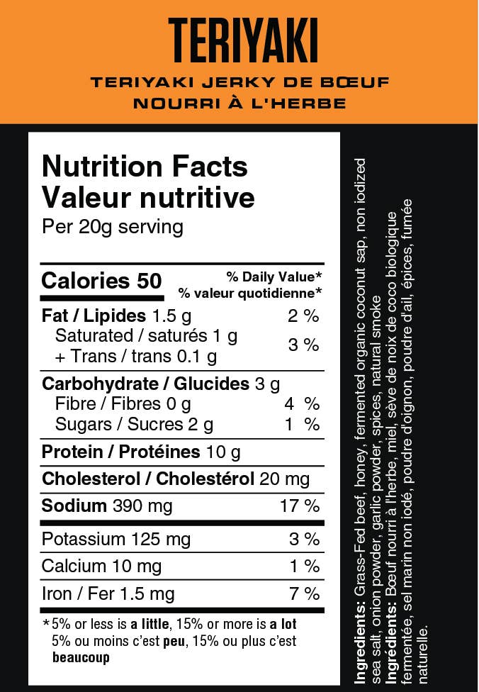 Carzan Local Meats - Vente Viande séchée - Boeuf Teriyaki Jerky4