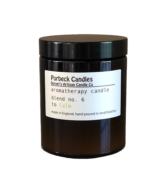 Purbeck Candles – wholesale Jar/filled candle – Aromatherapy Range Candle in Jar - To Calm1
