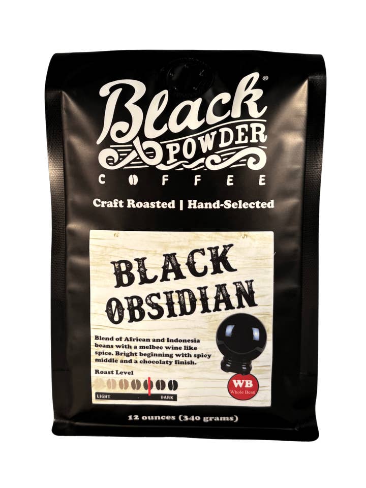 Black Obsidian Blend for wholesale by Black Powder Coffee