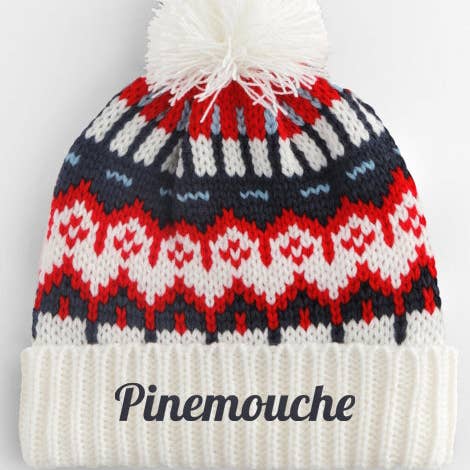 "Pinemouche" beanie – with pompom for wholesale by Peye et Meye