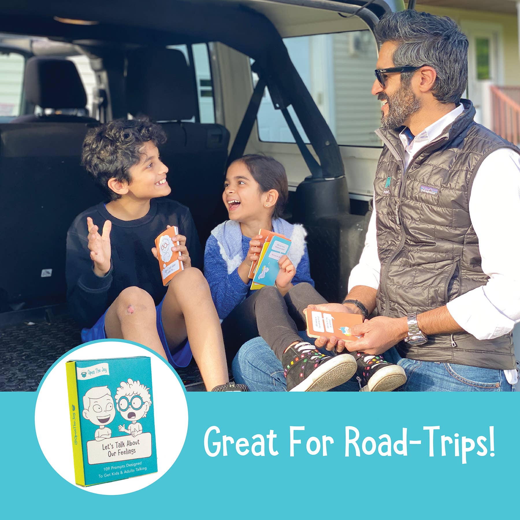 Open The Joy - Wholesale Card Game - Let's Talk: Conversation Starters for Kids | Single Decks4