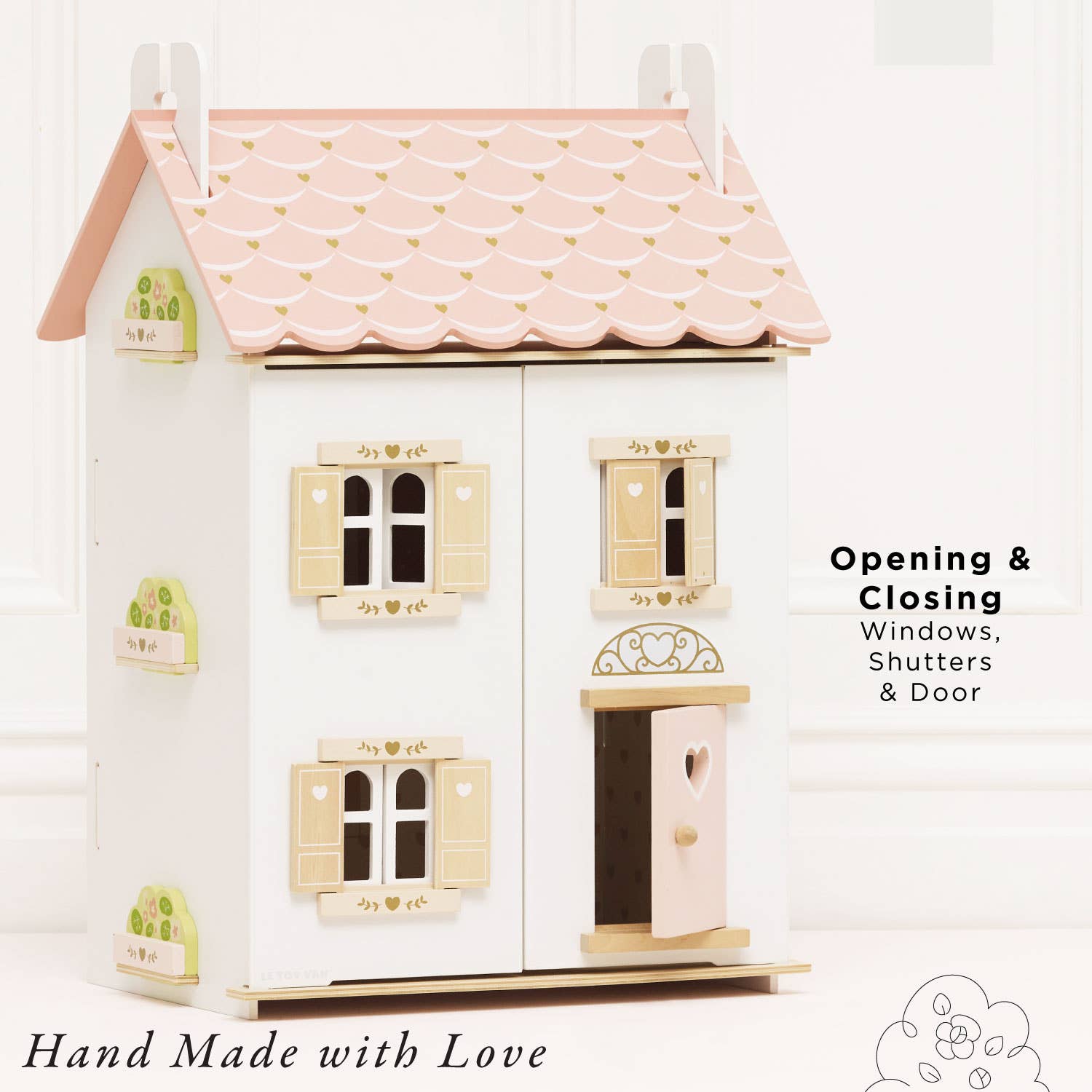 Le Toy Van, Inc. - Wholesale Doll Accessory Kit - Kids - Roseheart Wooden Dolls House1