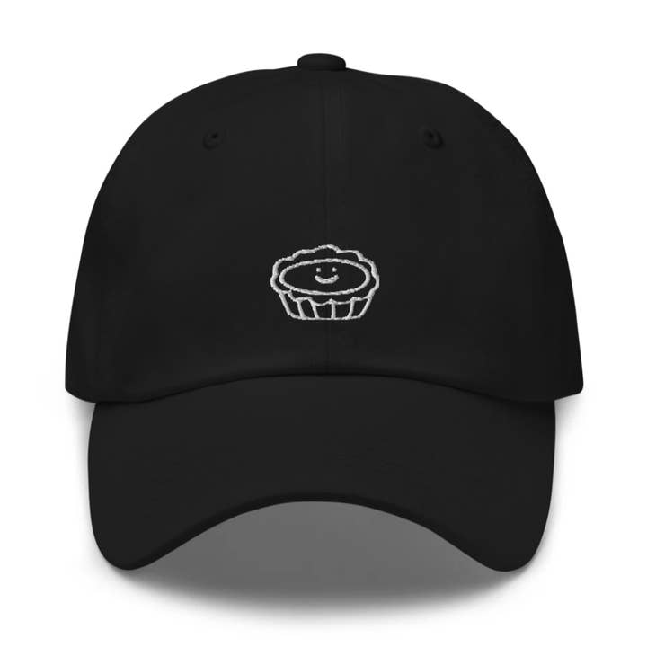 Dan Tat Egg Tart Embroidered Baseball Cap for wholesale by A Jar Of Pickles