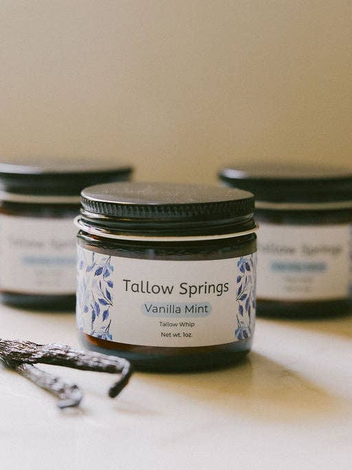 Vanilla Mint Tallow Whip for wholesale by Tallow Springs
