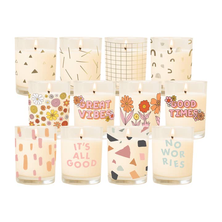 Rocks Glass Candle - Coleção Arte por atacado de Talking Out of Turn