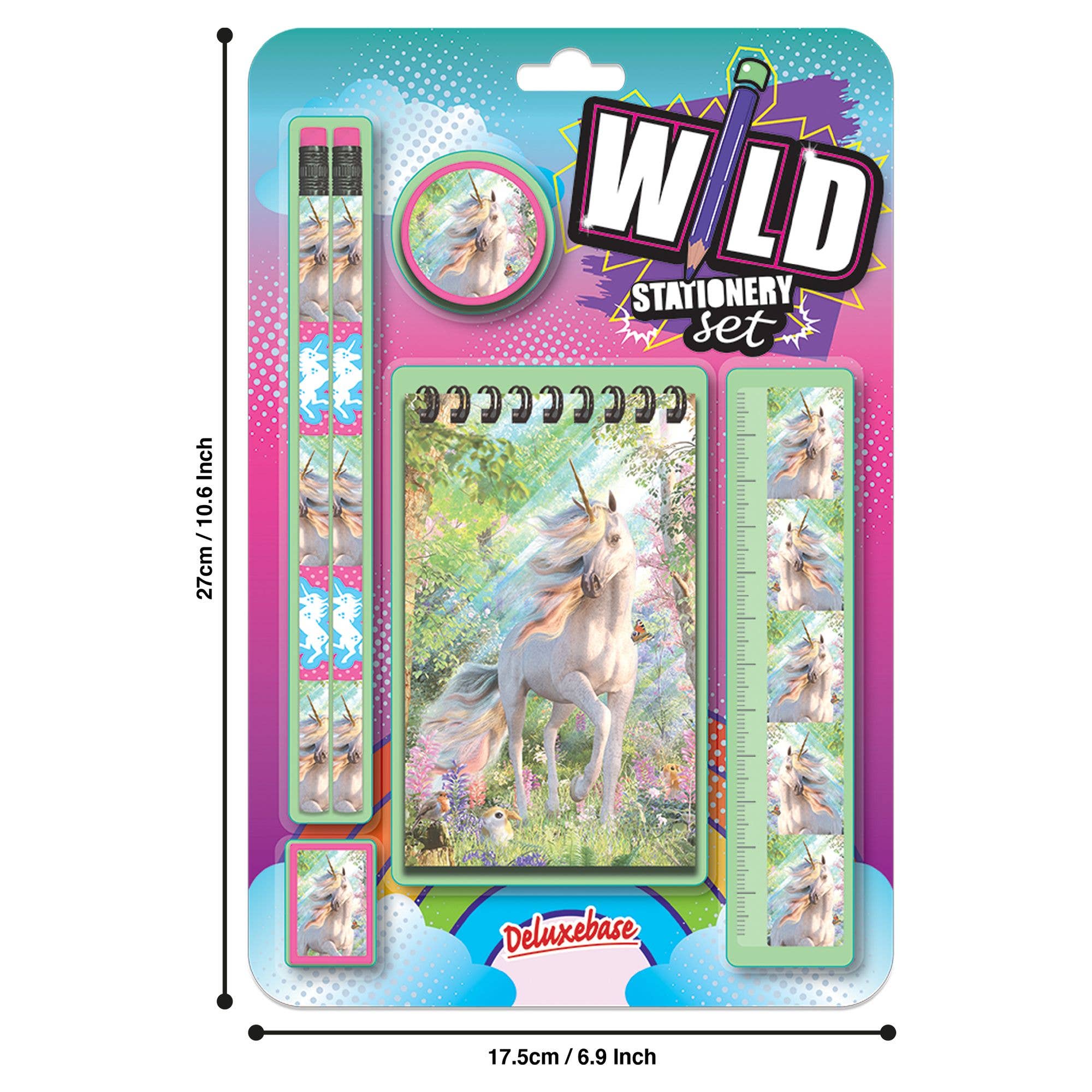 Deluxebase - Wholesale Stationery/Notecard Set - Wild Stationery Set - Unicorn1