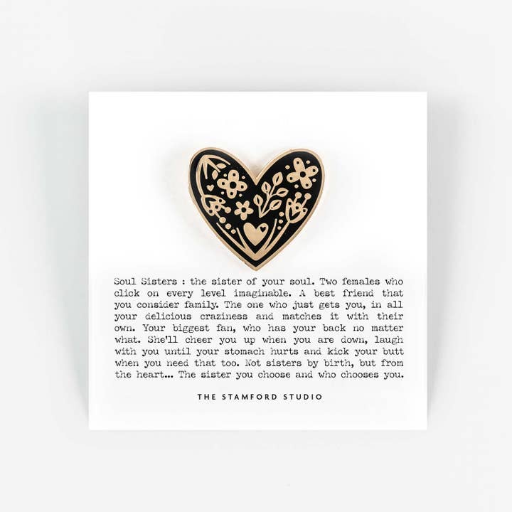 Soul Sister Pin voor wholesale door The Stamford Studio