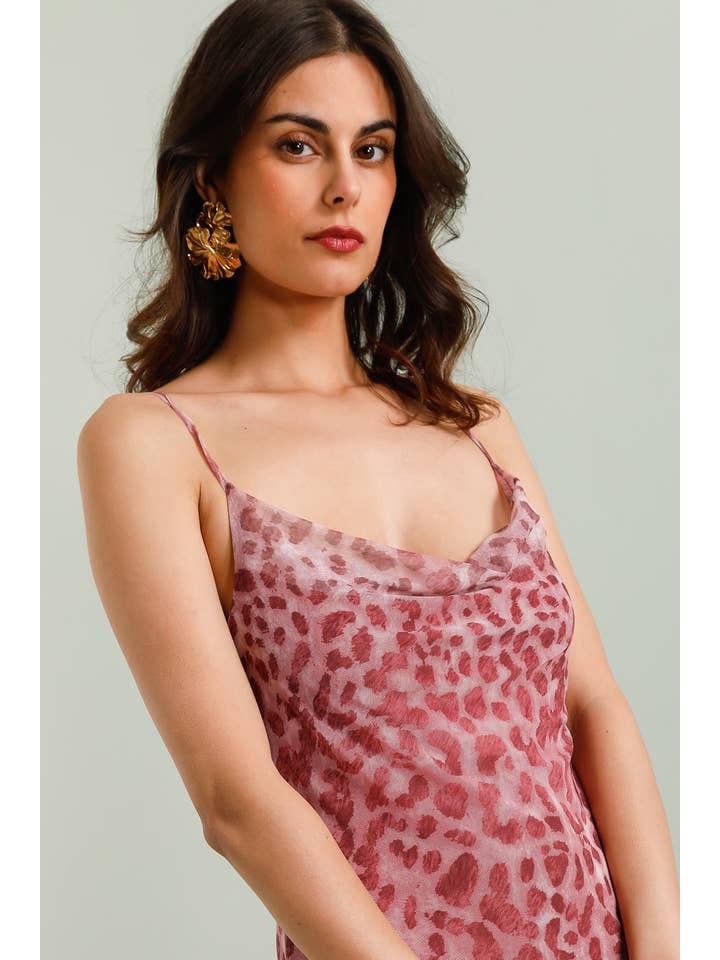 LORIANE - Wholesale Dress – Women's - 6560L Long printed dress one size4