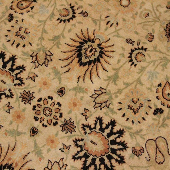 Pak Persian Tana Beige/Green Wool Rug - 9'1'' x 12'4'' for wholesale by Arshs Fine Rugs