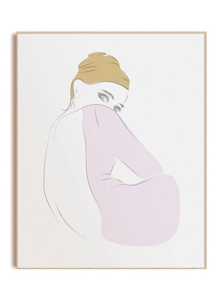 Fille de l'année - Lilas pour la vente par Heartthrob Studio