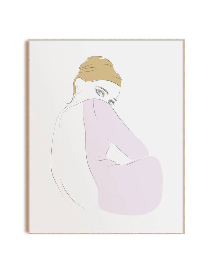 Fille de l'année - Lilas pour la vente par Heartthrob Studio