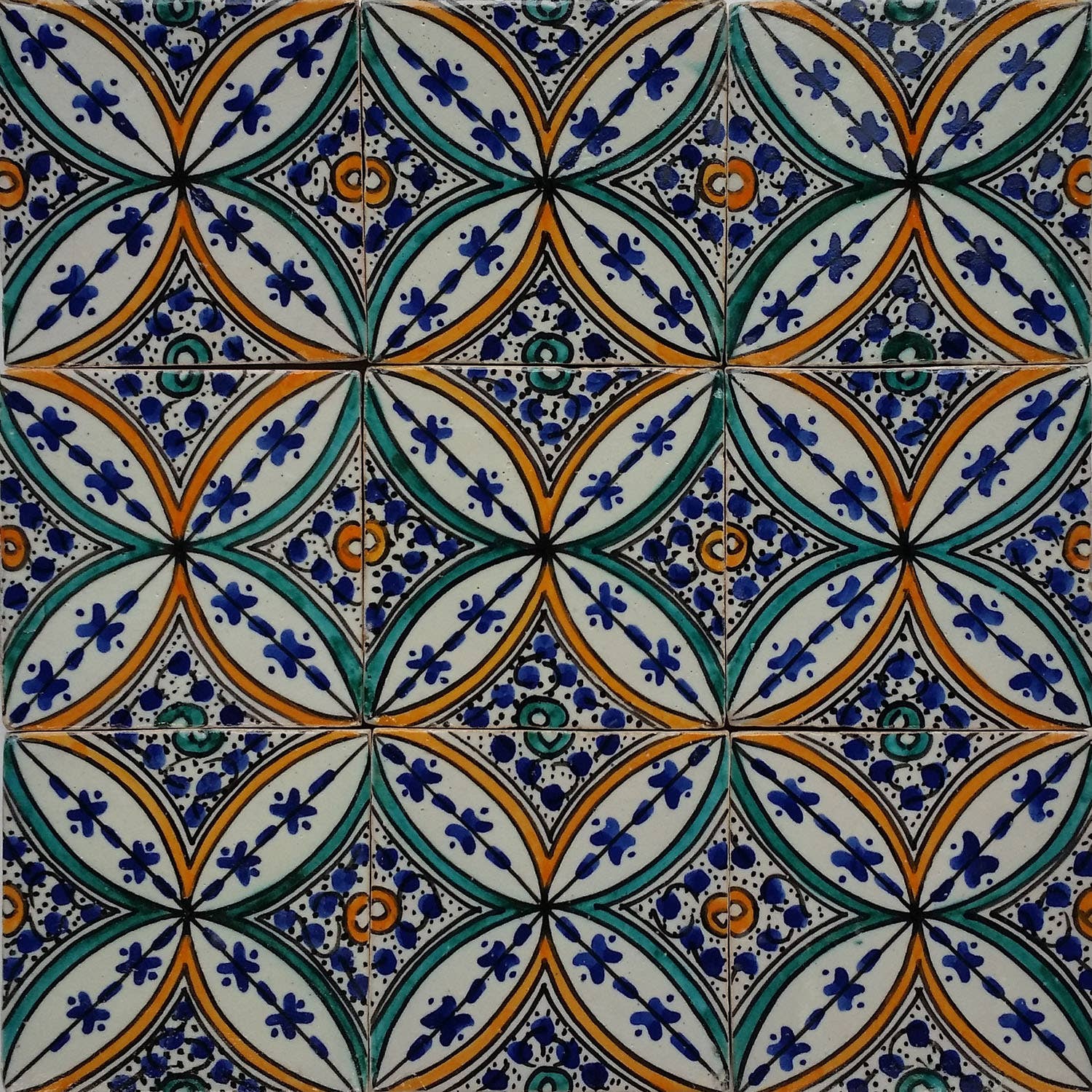 Casa Moro - Wholesale Wall Tile - Hand painted tiles 10x10 cm from Morocco wall tile35