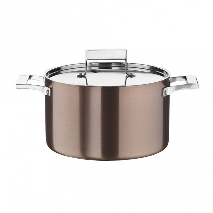 Century Trimetall djup kastrull med lock för wholesale av Pintinox