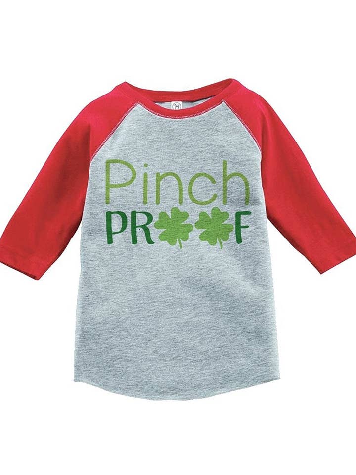 7 ate 9 Apparel Boy's St. Patrick's Day Vintage Baseball Tee for wholesale by 7 ate 9 Apparel