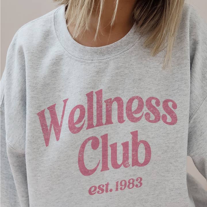 Sudadera holgada WELLNESS CLUB EST 1983 para venta al por mayor de BLUME & CO.