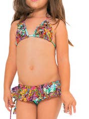 TORNASOL T - Ruffled Triangle Top Bikini for wholesale by Luli Fama