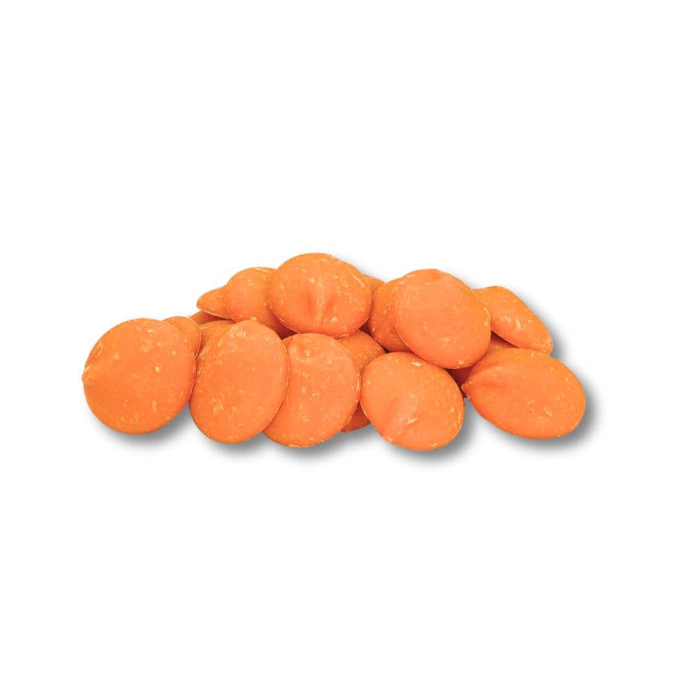 Candy In Bulk - Wholesale Chocolate - Merckens Orange Vanilla-Flavored Candy Coating & Melting Wafers – Bulk Value Bag1