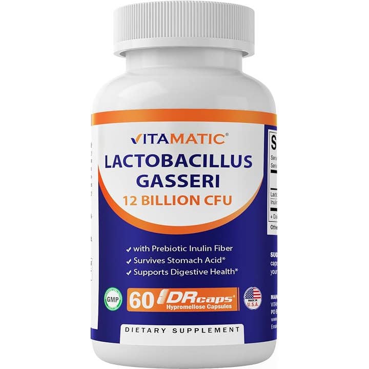 Vitamatic - Vente Supplément oral/vitamine - Lactobacillus Gasseri Vitamatic - 12 milliards | 60 capsules DR