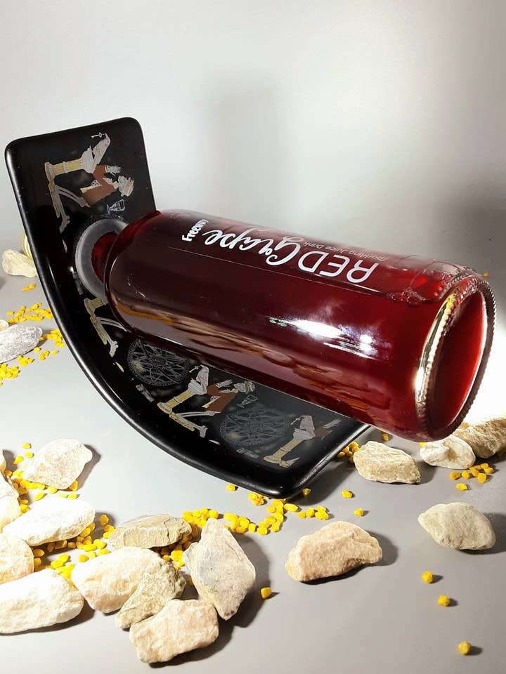 Steampunk glazen fleshouder voor wholesale door Glasstopia