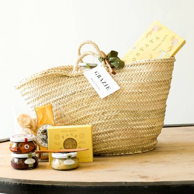 Bella Cucina – Großhandel Lebensmittel-Geschenkkorb – „O“ Liste der beliebtesten Antipasti-Party in einem Korb