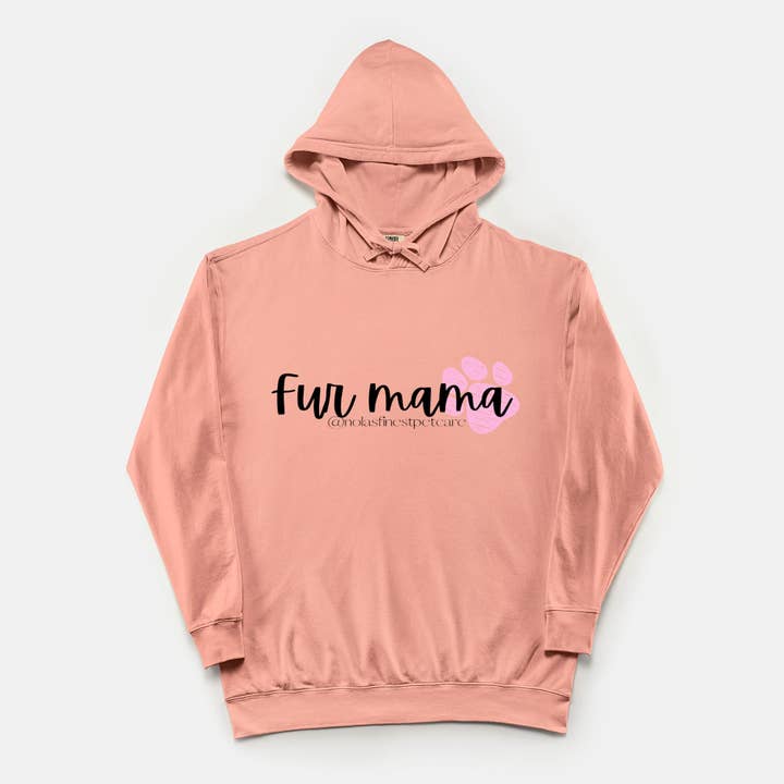 NOLAs Finest Pet Care llc - Wholesale Hoodie - Women's - Fur Mama Lightweight Hooded Sweatshirt1
